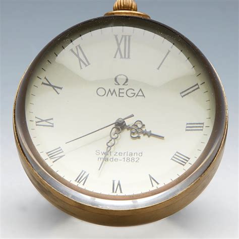 omega glass ball clock price|vintage omega ball clock.